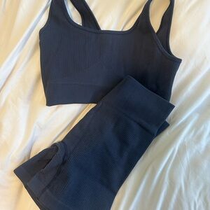 NAVY ATHLETIC SET